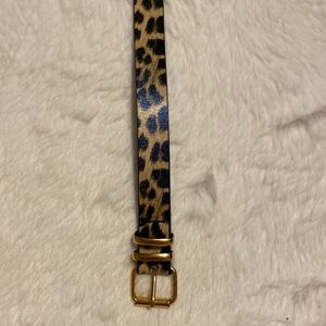 cheetah print belt
